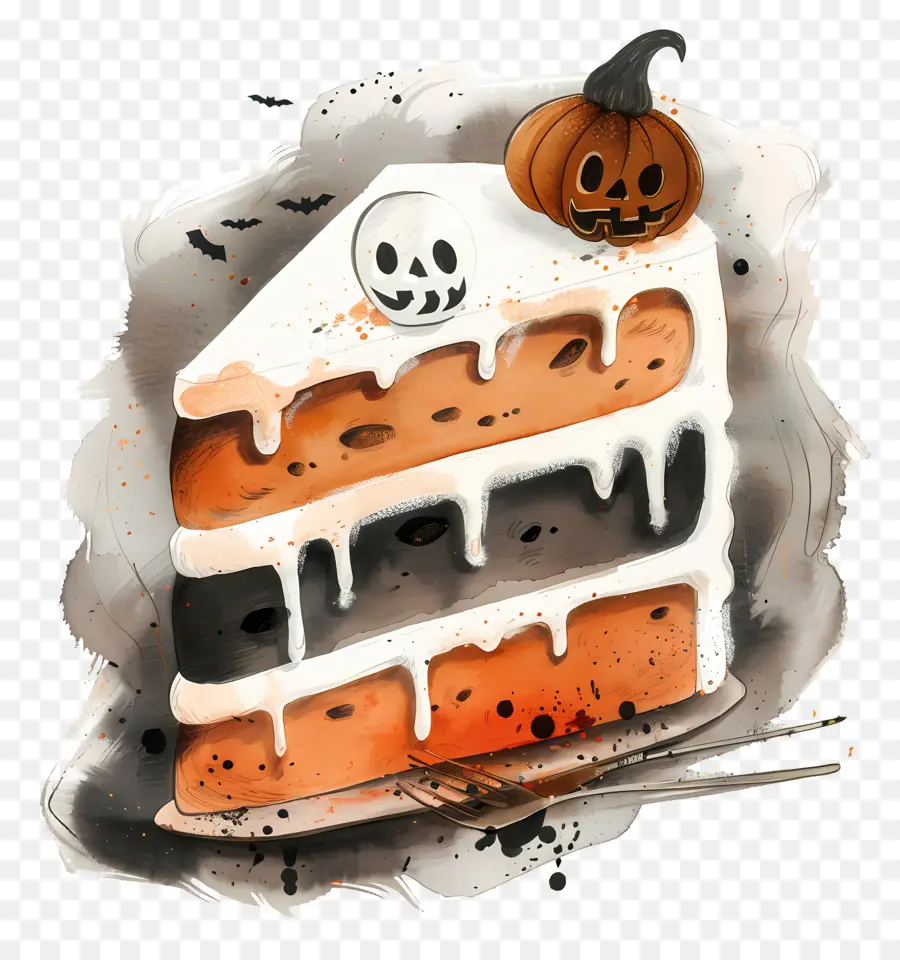 Bolo De Halloween，Sobremesa PNG