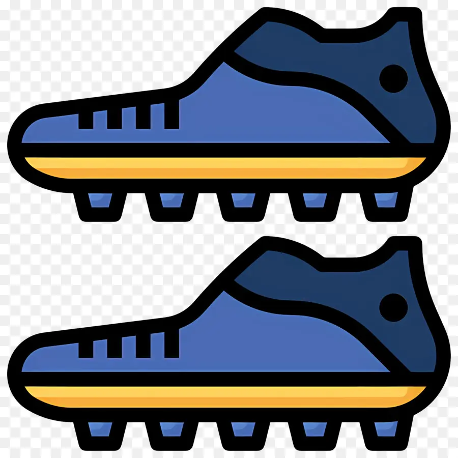 Chuteiras De Futebol，Azul PNG