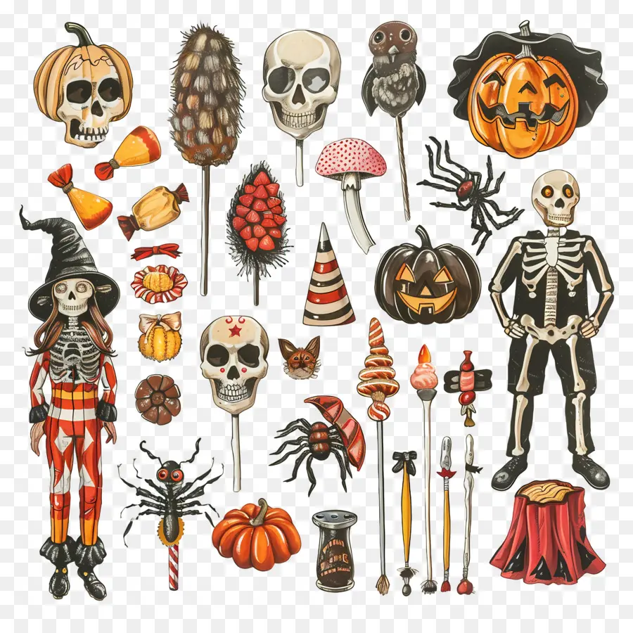 Festa De Halloween，Itens De Halloween PNG