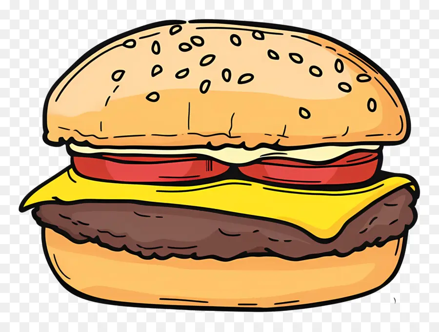 Hambúrguer Animado，X Burger PNG