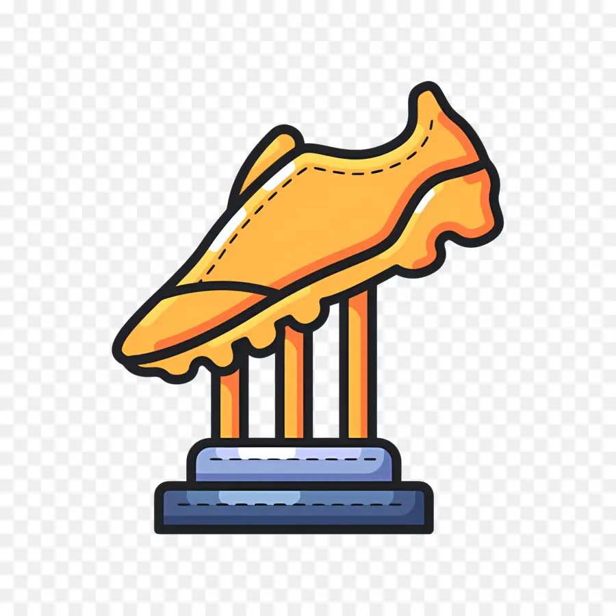 Chuteiras De Futebol，Troféu Chuteira De Ouro PNG