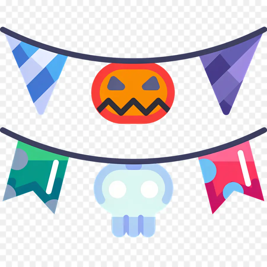 Bandeira De Halloween，Banners De Halloween PNG