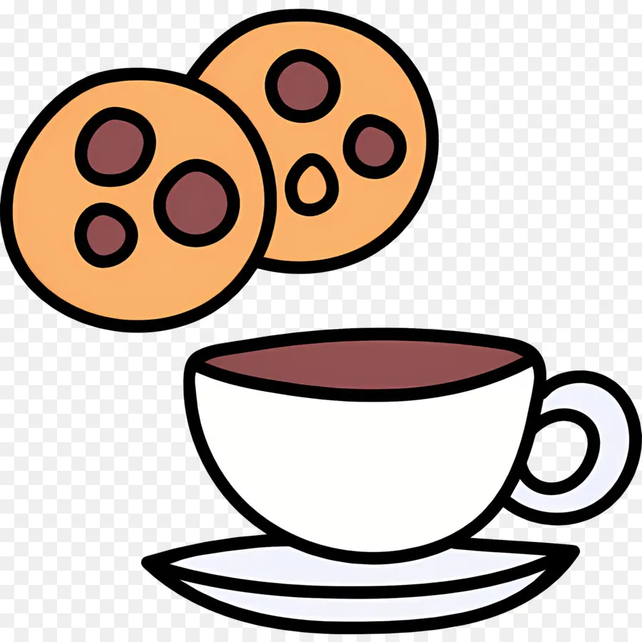 Café Da Manhã，Xícara E Biscoitos PNG