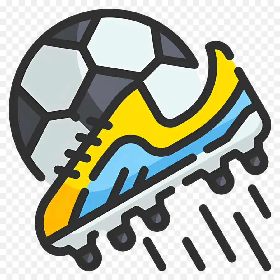 Chuteiras De Futebol，Chuteira E Bola De Futebol PNG