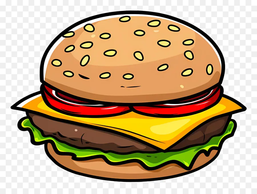 Hambúrguer Animado，X Burger PNG