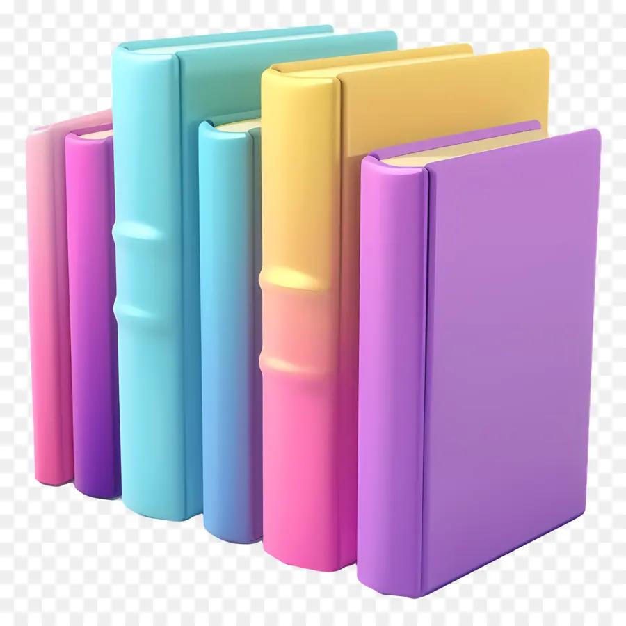 Livros Animados，Livros Coloridos PNG