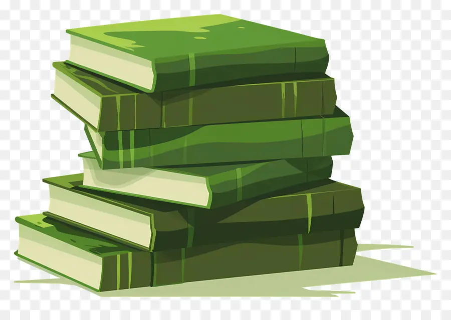 Livros Verdes，Pilha PNG