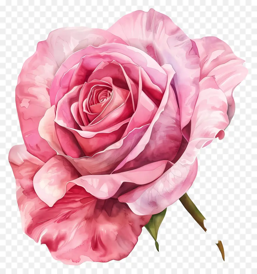 Aquarela Rosa，Rosa Rosa PNG