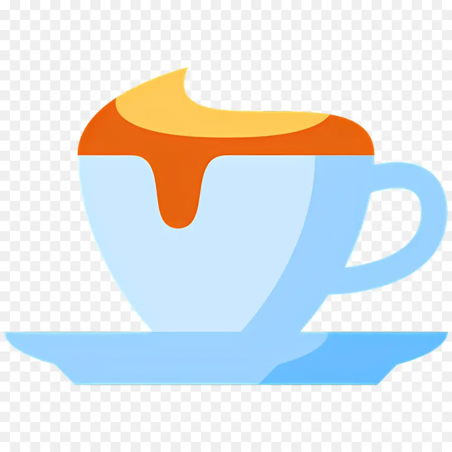 Café Capuccino，Copo De Arte Com Leite PNG