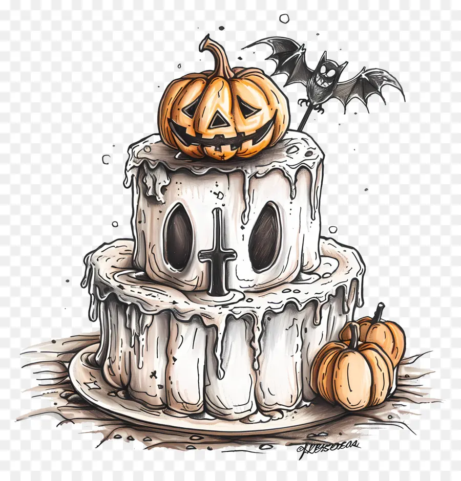 Bolo De Halloween，Abóbora PNG