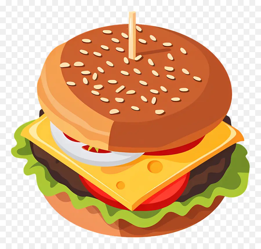 Hambúrguer Animado，Hamburger PNG