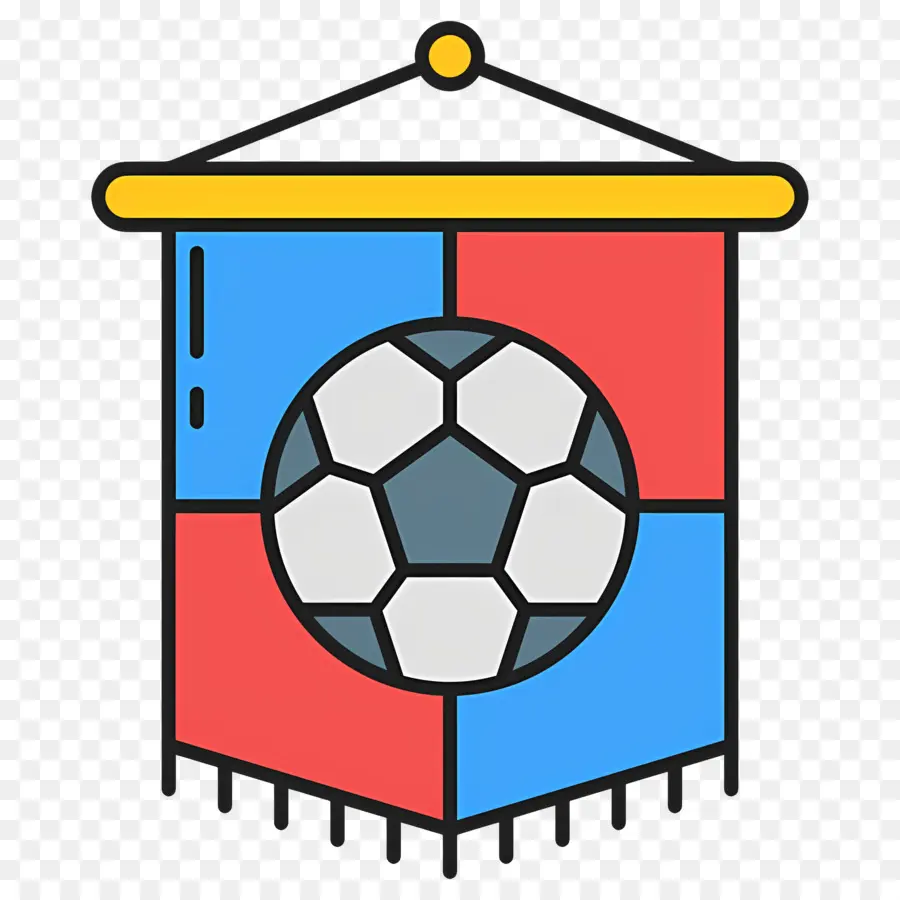 Clube De Futebol，Bandeira De Futebol PNG