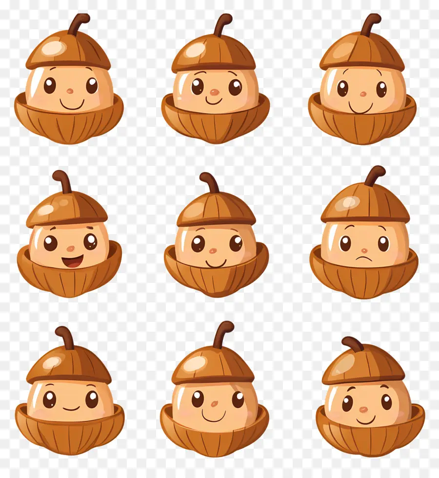 Bolotas De Desenho Animado，Caras De Bolota PNG