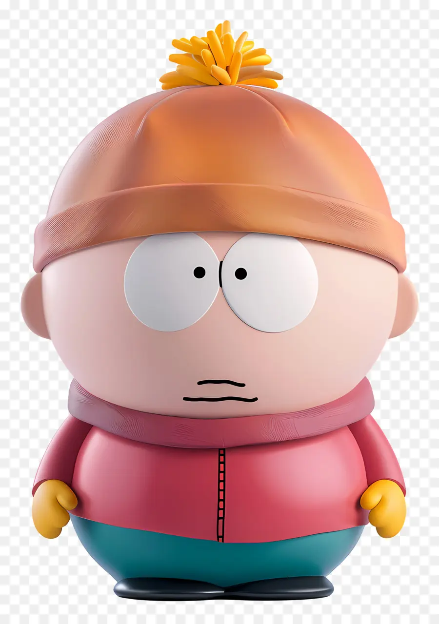 Eric Cartman，Personagem De Desenho Animado Com Capuz Amarelo PNG