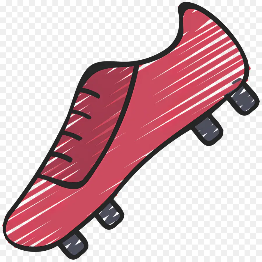 Chuteiras De Futebol，Sapato Vermelho PNG