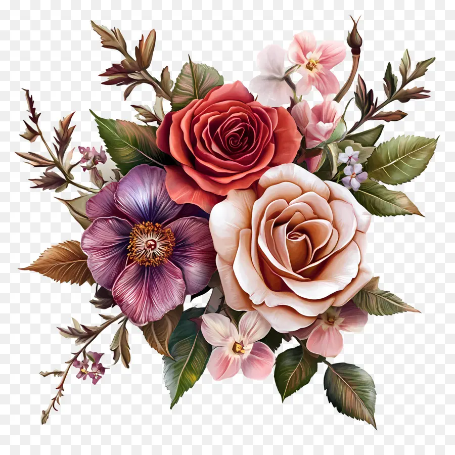 Flores De Casamento，Ramalhete PNG