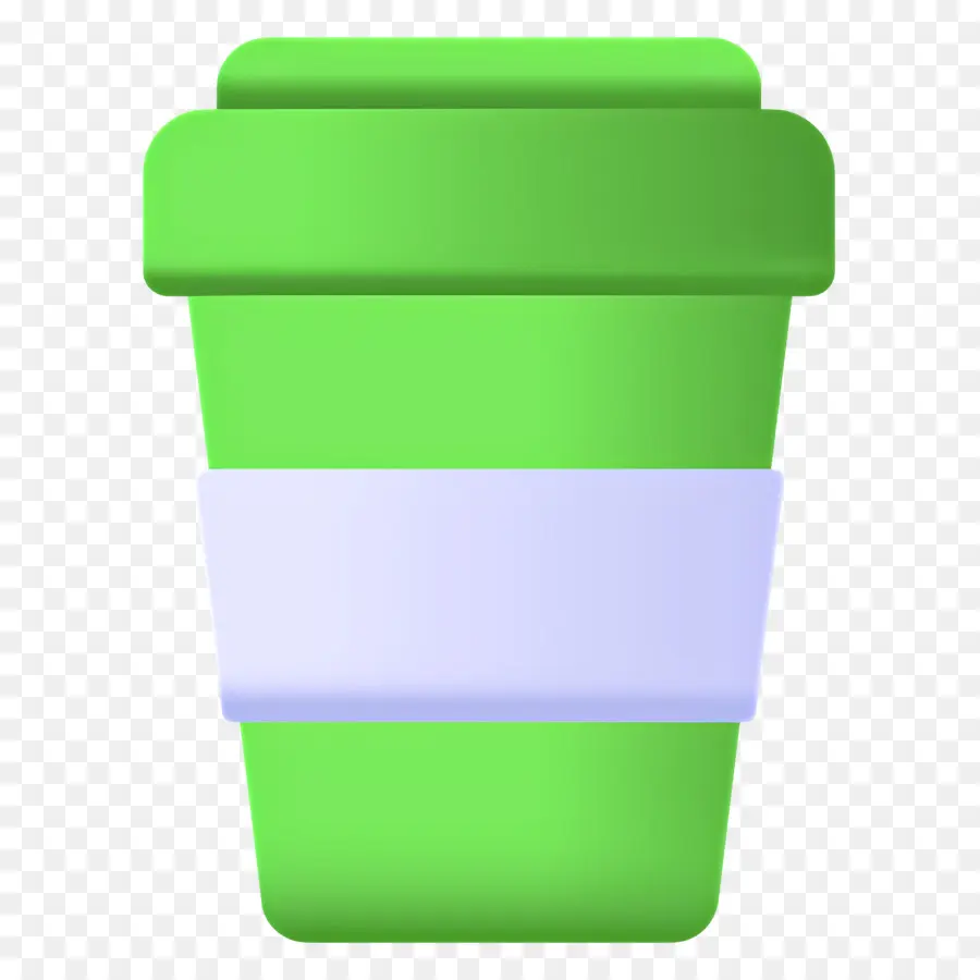 Xícara De Café Para Viagem，Xícara De Café Verde PNG