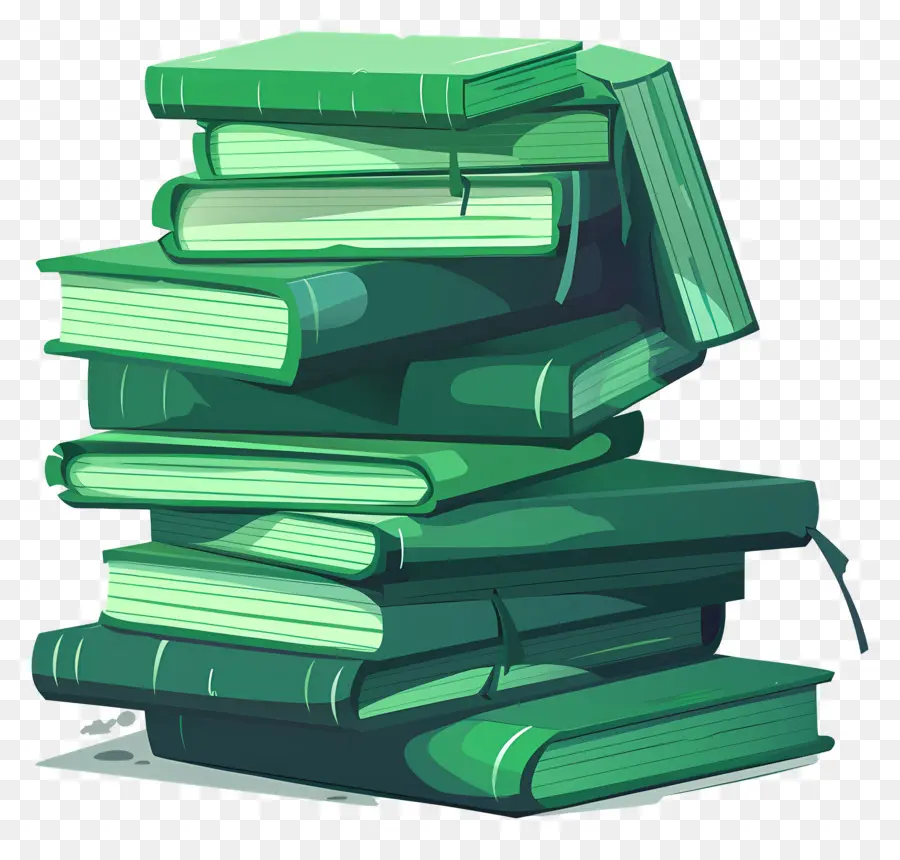 Livros Verdes，Pilha PNG