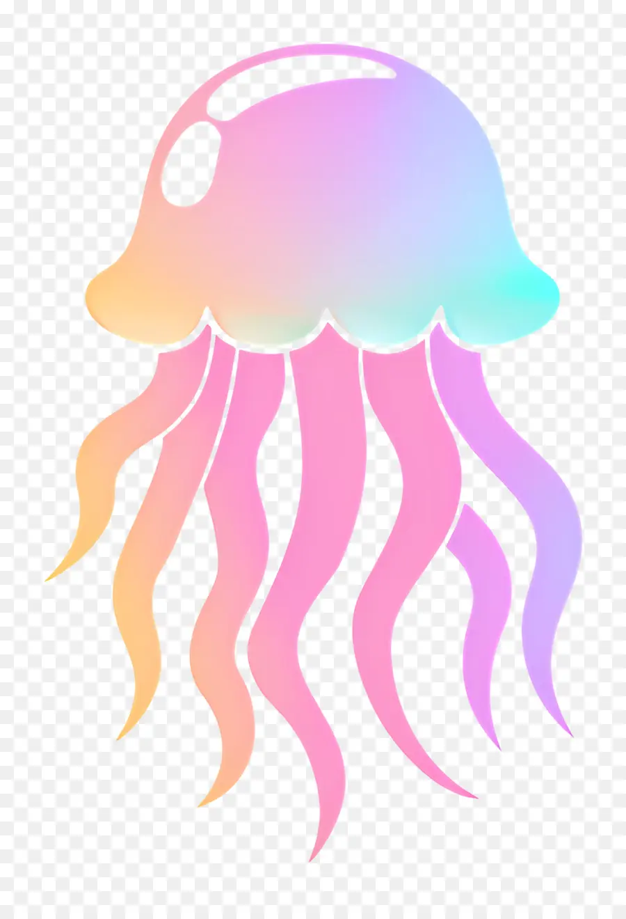 Água Viva，Medusa Pastel PNG