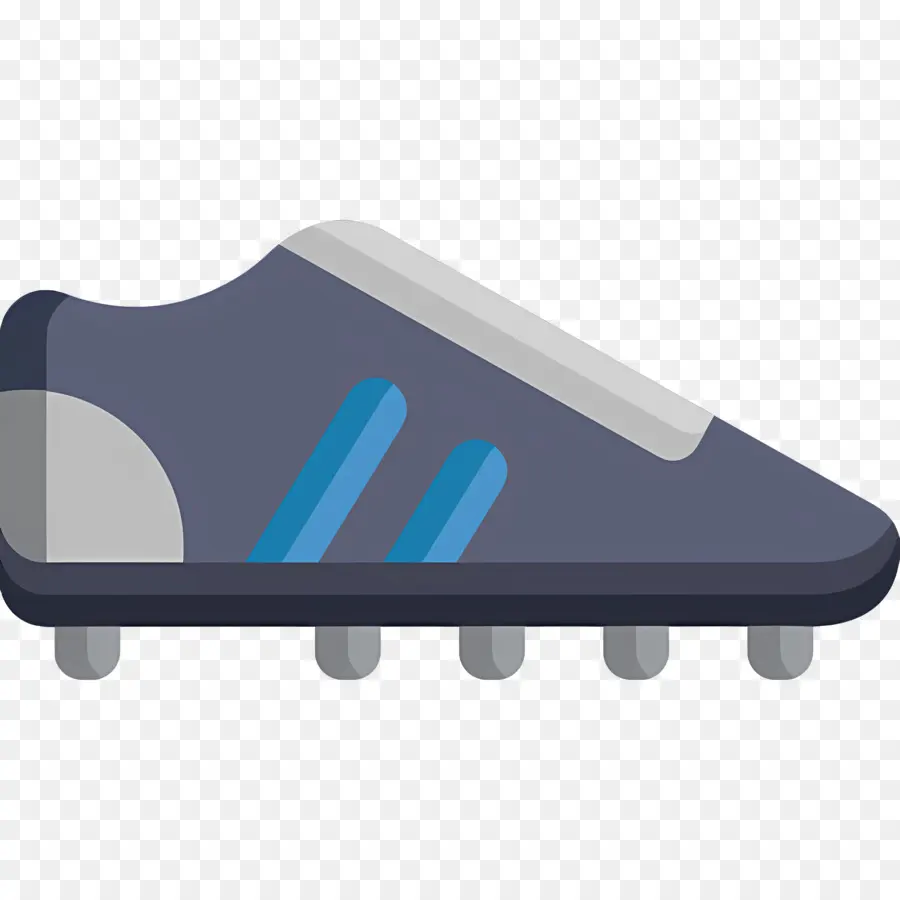 Chuteiras De Futebol，Chuteira De Futebol Azul E Cinza PNG