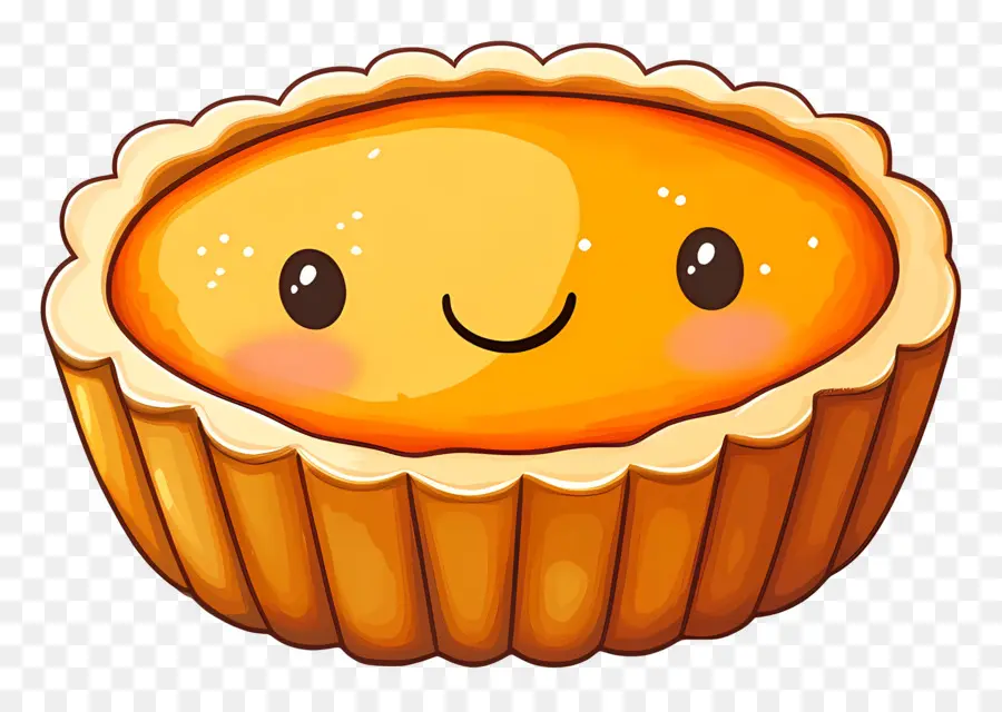 Torta De Abóbora，Torta Sorridente PNG