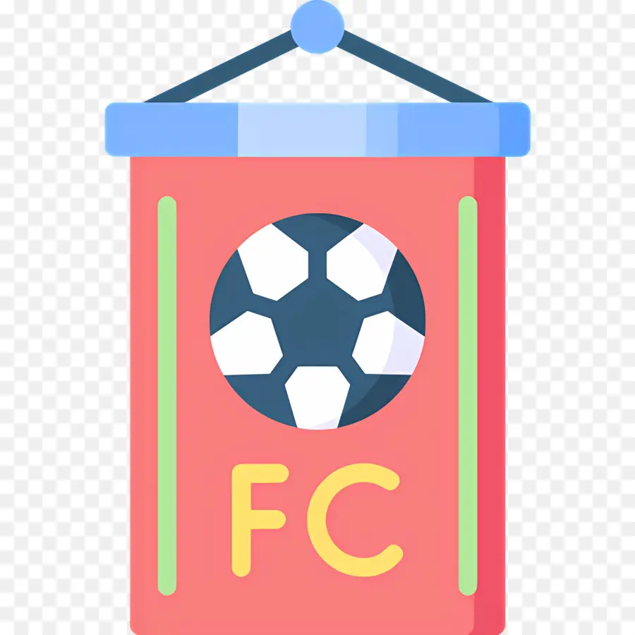 Clube De Futebol，Bandeira De Futebol PNG