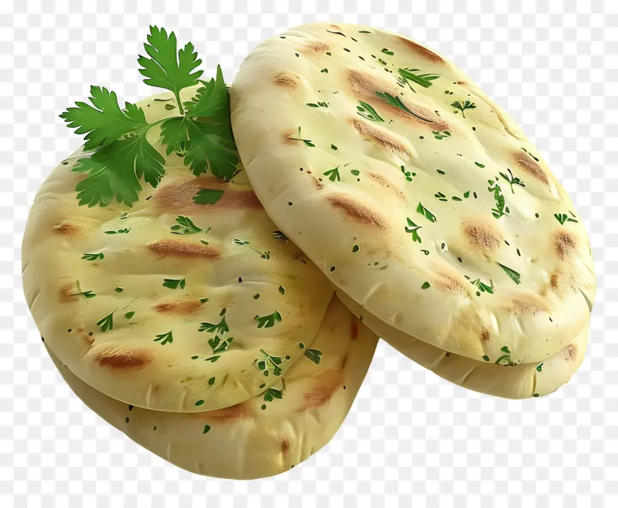 Pão Naan，Pão Achatado PNG