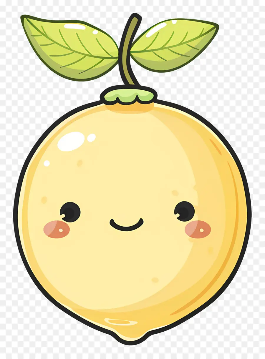 Limão Kawaii，Laranja Feliz PNG