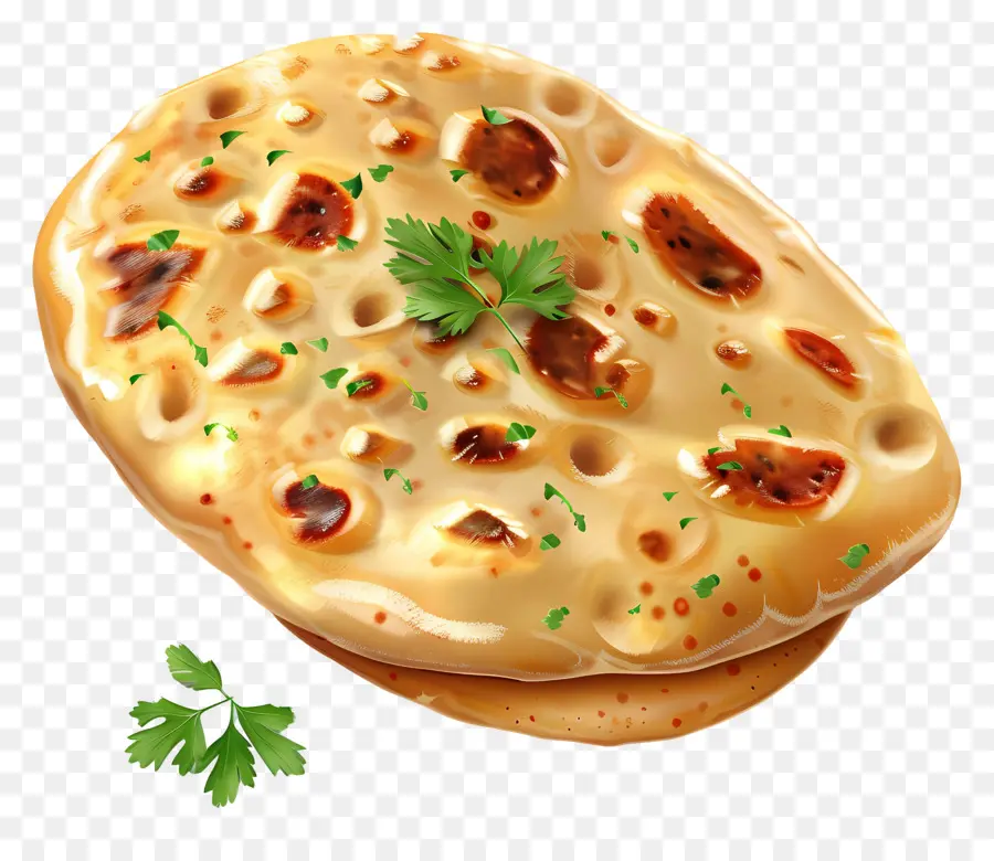 Pão Naan，Pão Achatado PNG