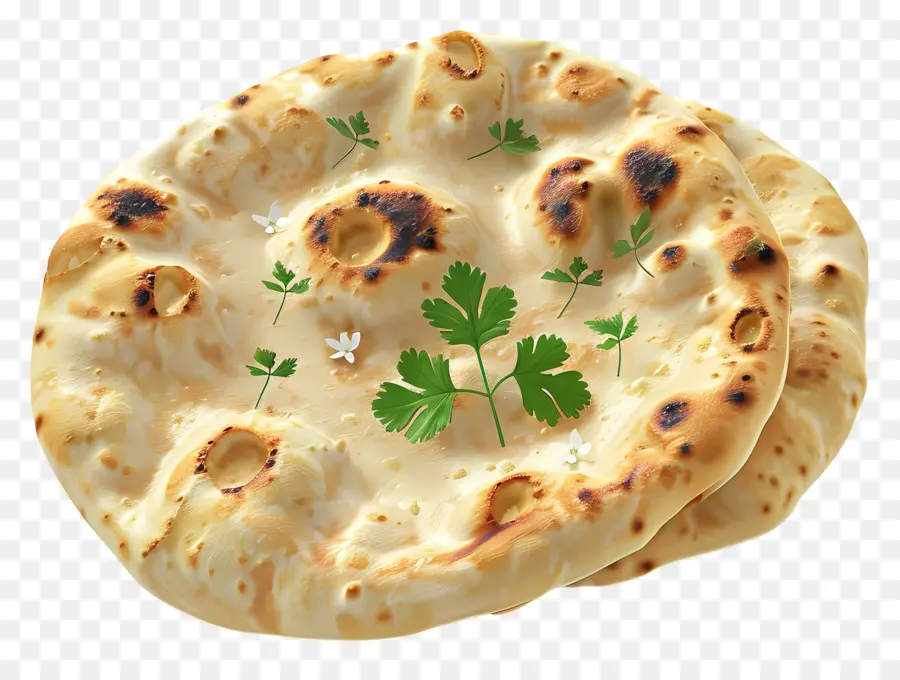 Pão Naan，Coentro PNG