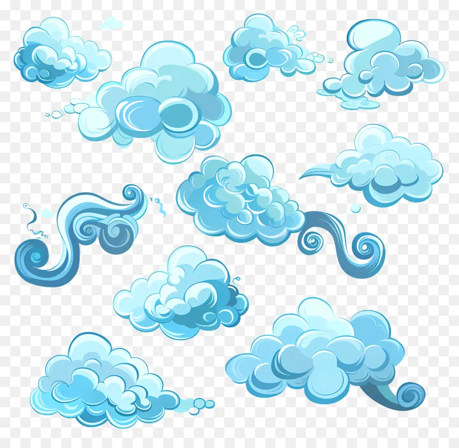 Nuvens Azuis，Céu PNG