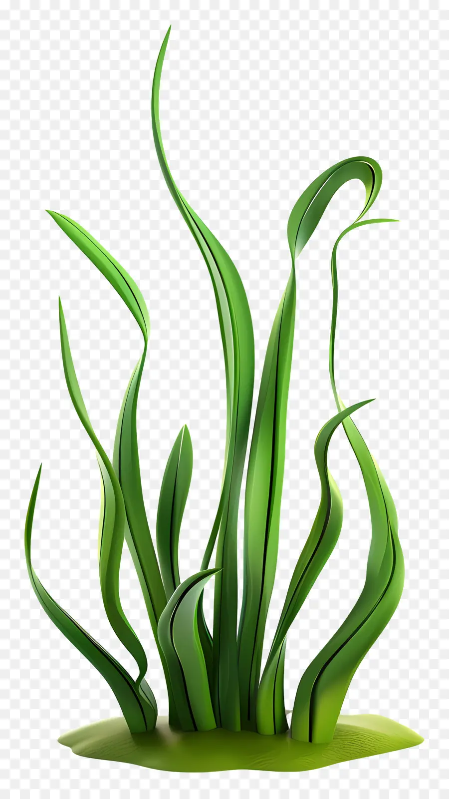 Planta De Grama，Grama Estilizada PNG