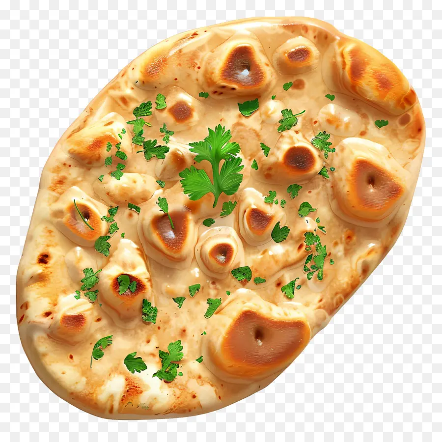 Pão Naan，Pão Sírio Com Salsa PNG