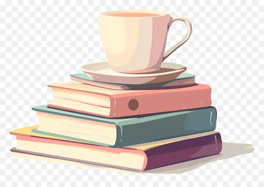 Livro E Café，Copa E Livros PNG