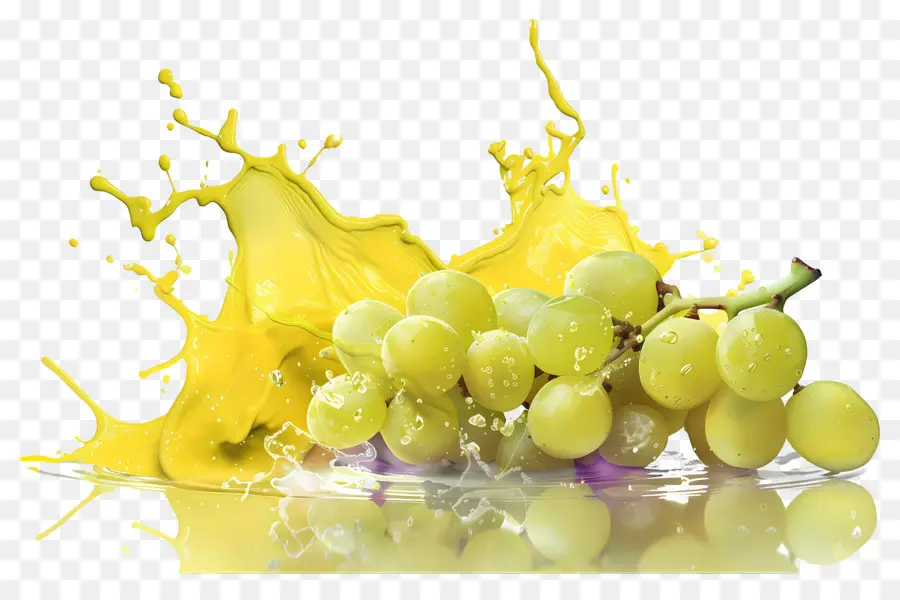 Respingo De Uvas，Uvas Verdes PNG