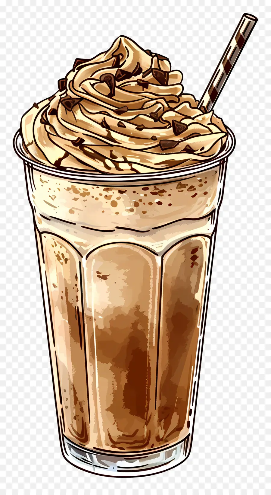 Frappuccino，Batido De Chocolate PNG