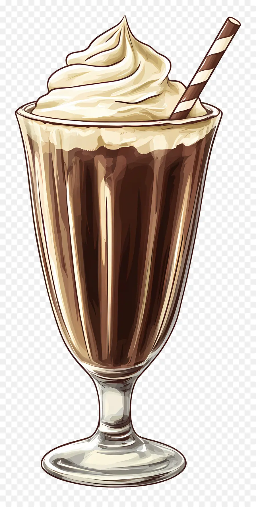 Milk Shake De Chocolate，Batido De Leite PNG