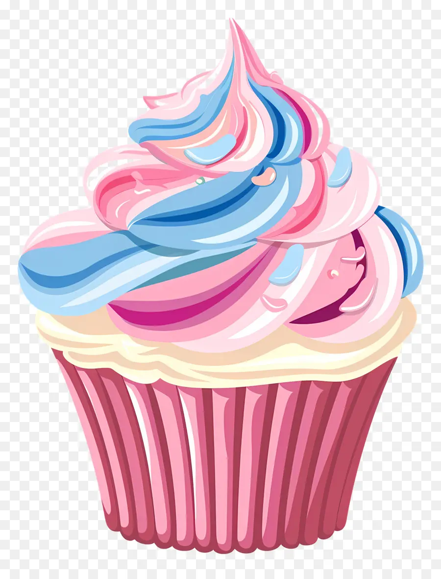 Bolinho Fofo，Cupcake Com Cereja PNG