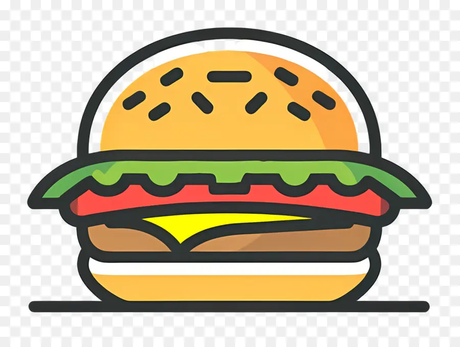 Logotipo Do Hambúrguer，Hambúrguer De Desenho Animado PNG