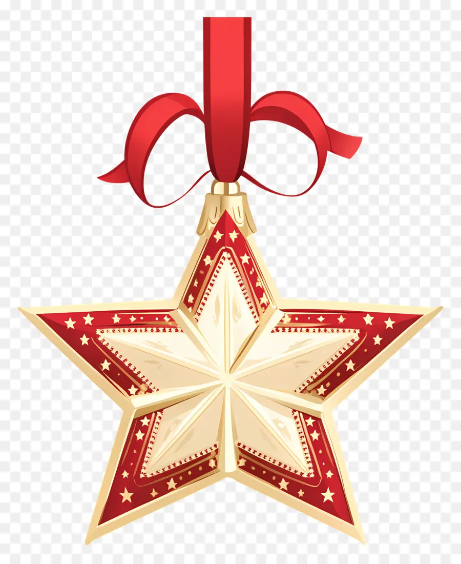 Estrela De Natal，Ornamento De Estrela PNG