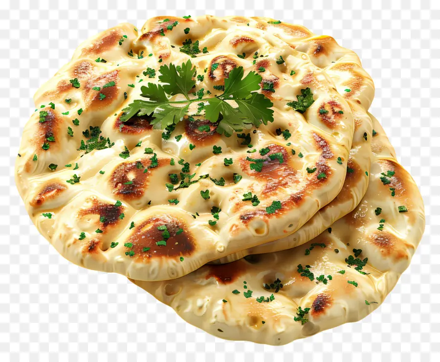 Pão Naan，Pão Achatado PNG