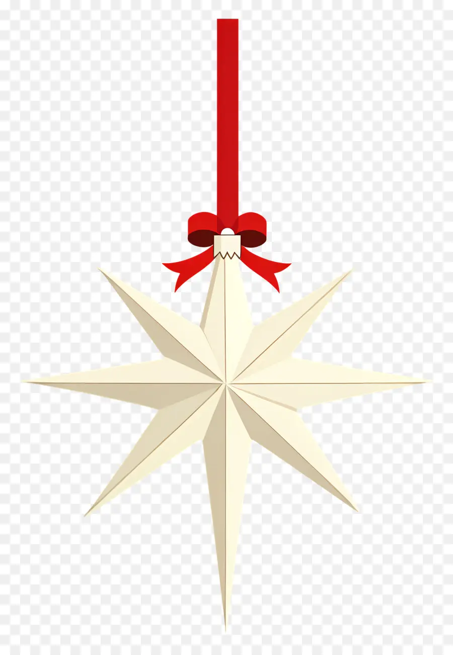 Estrela De Natal，Ornamento De Estrela PNG