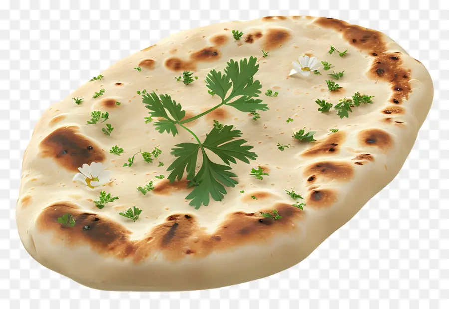 Pão Naan，Coentro PNG