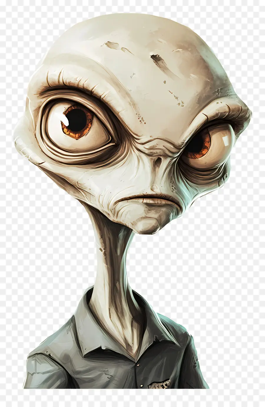 Alienígena Assustador，Personagem Alienígena PNG