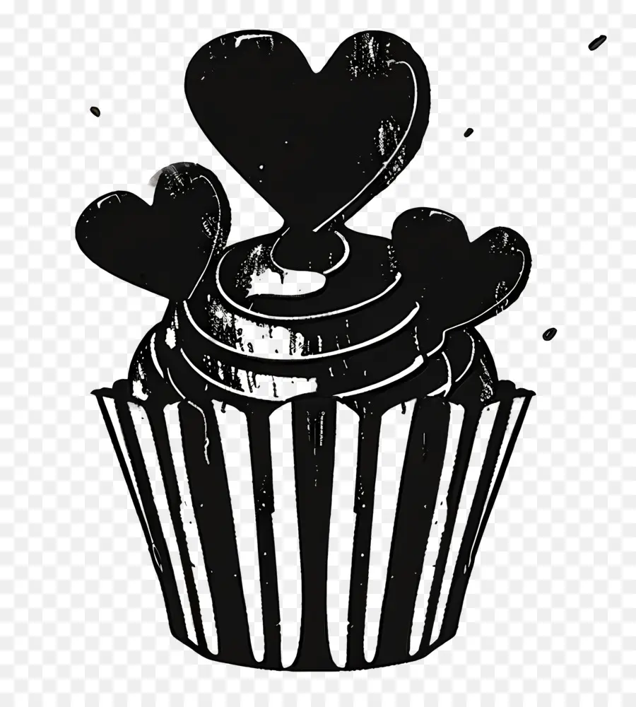 Contorno De Cupcake，Bolinho PNG