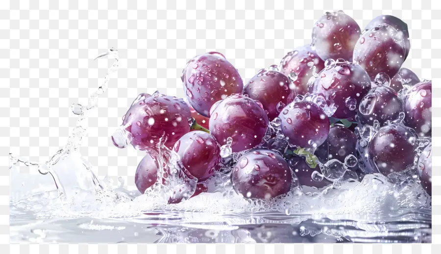 Respingo De Uvas，Uvas Vermelhas PNG