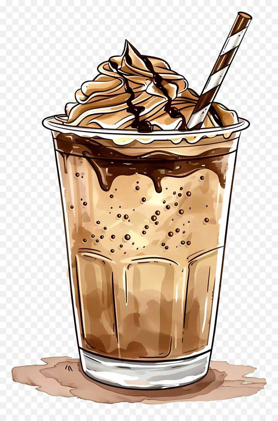 Frappuccino，Batido De Chocolate PNG