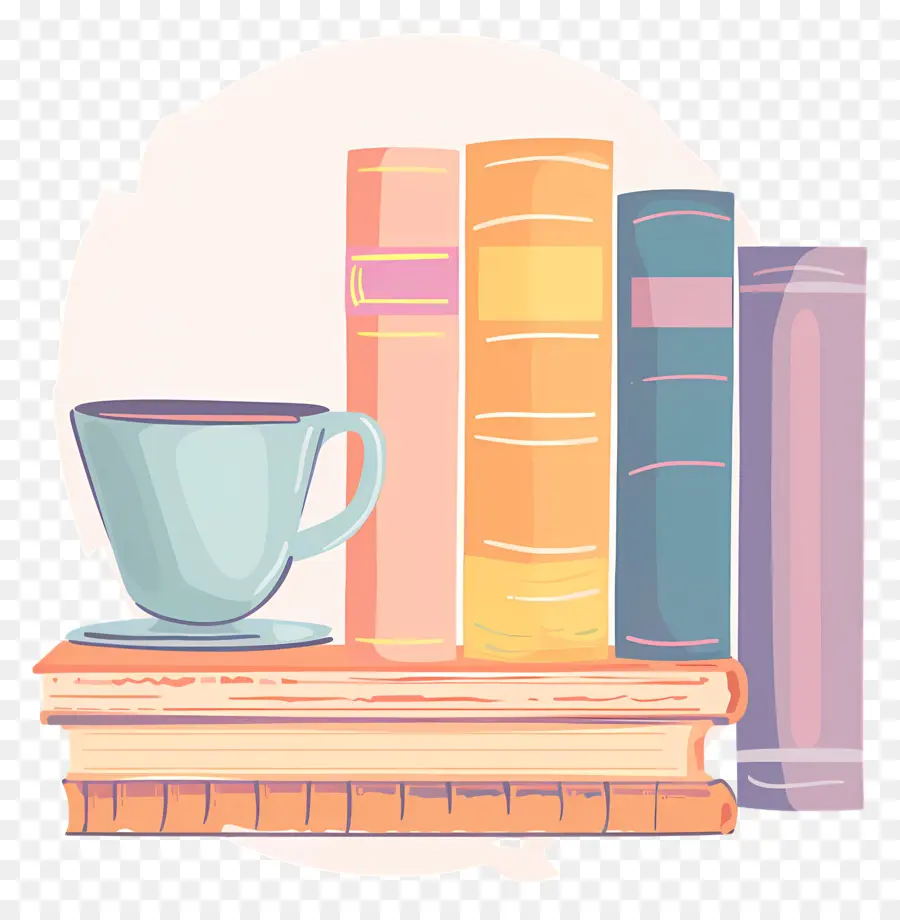 Livro E Café，Livros E Copa PNG