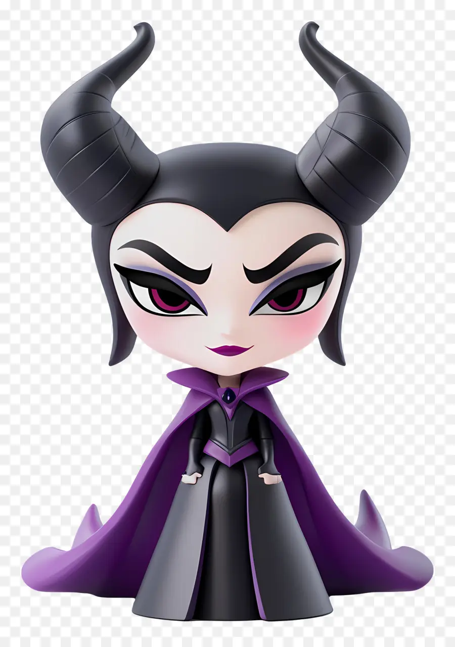 Malévola，Personagem Com Chibi Chibi PNG