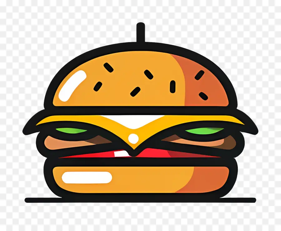 Logotipo Do Hambúrguer，Hambúrguer Simples PNG